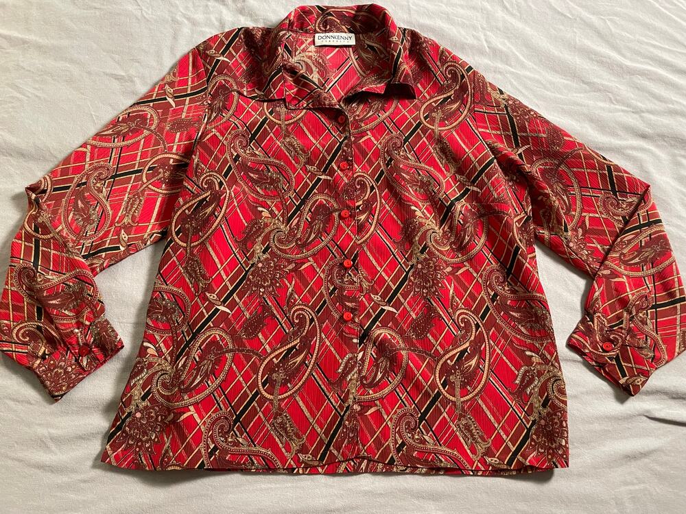 Vtg. DonnKenny Classics Blouse